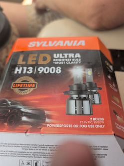 H13 /9008 untra led headlight bulbs. Sylvania