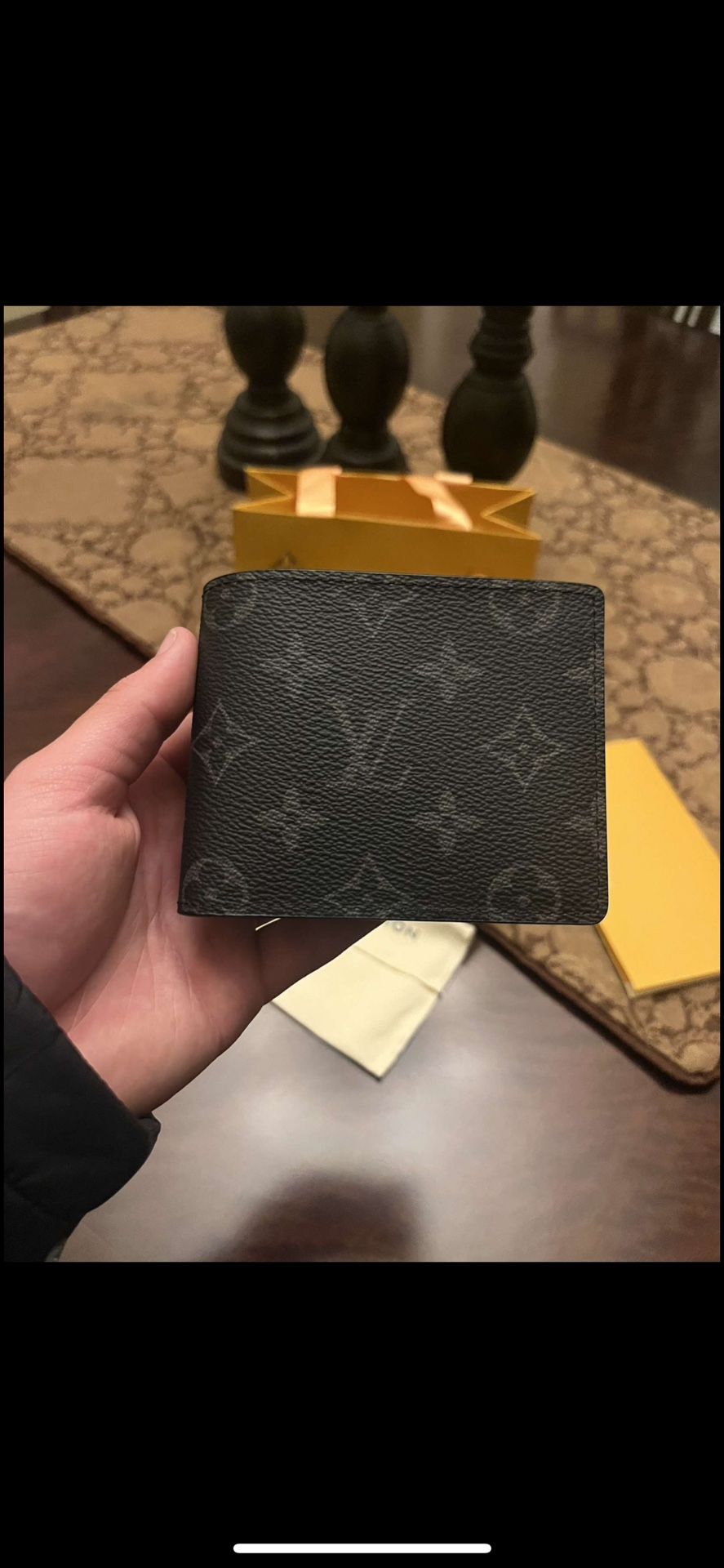 (With Receipt ) Louis Vuitton Wallet Monogram Eclipse