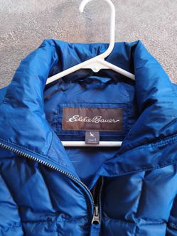 Eddie Bauer Women's Blue Puffer Jacket Size S