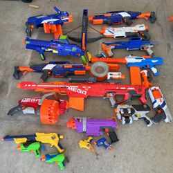 NERF GUNS $125