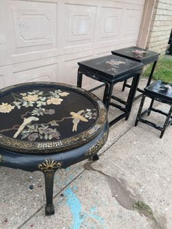 Vintage Asian tables