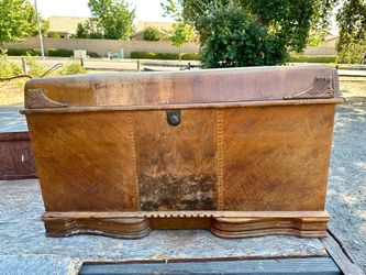 Vintage Cavalier Cedar Chest with Combination Lock