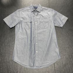 Van Heusen Men’s Casual Button Up Double Pocket Shirt