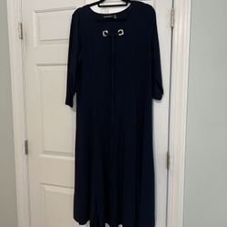 XL Nina Leonard Dress. Dark Blue