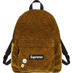Supreme Leopard Velvet Backpack 2025FW Brand New