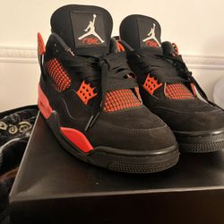 jordan 4 red thunder 