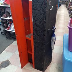 lockable locker with shelves and hooks 12x16x48"H