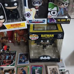 4 Batman Funko Pops 40.00 Obo