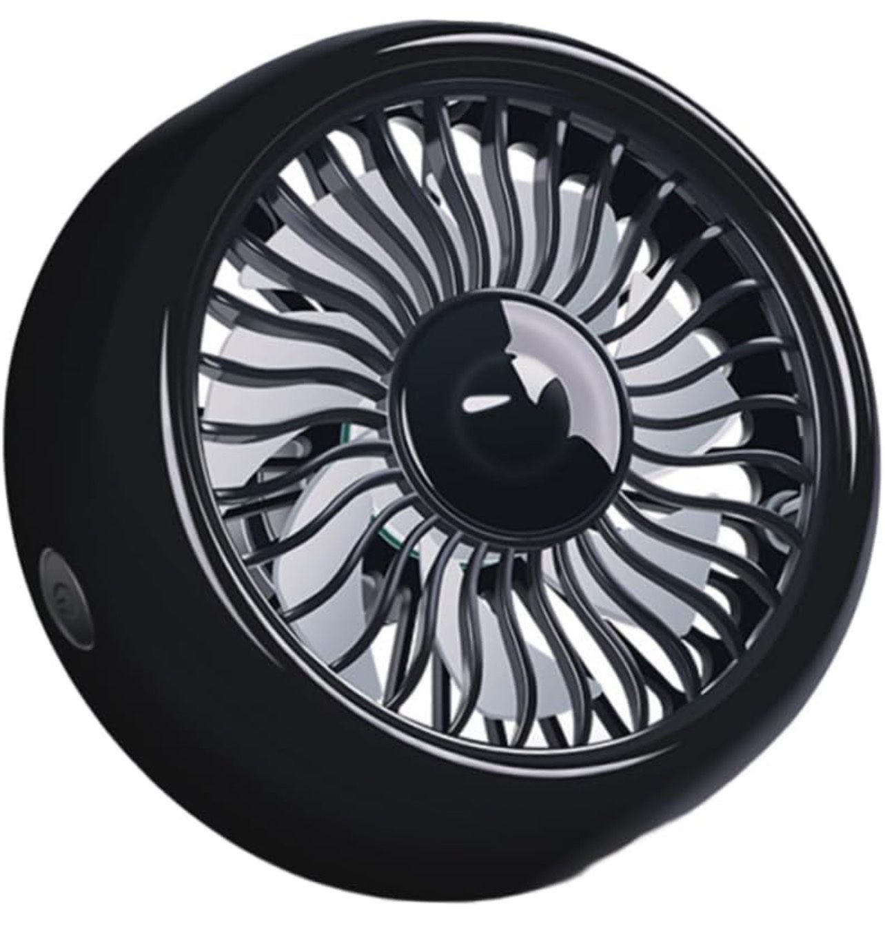 Car Mini Fan 12v Electric Portable Cooling Fan Thin Lightweight Outdoor Abs Material In-car