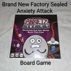 Brand New Factory Sealed Anxiety Attack Board Game