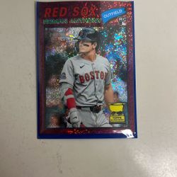 Roman Anthony 2026 Topps Heritage Chrome Burgundy Sparkle #86 Red Sox Rookie RC