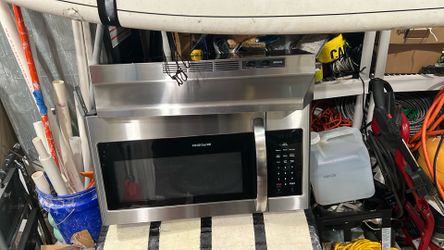 Frigidaire Microwave & Broan Stainless Steel OBO