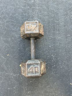 40 Pound Dumbbell