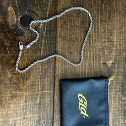 GLD 4mm 20” Rope Chain White Gold