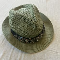 FEDORA OLIVE GREEN GAT SM-med  $15.00