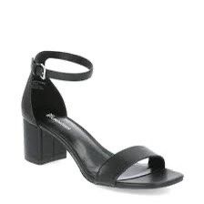Black block heel