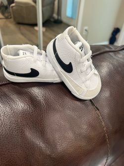 Nike (TD) blazer mid CB blk & white, size 3c