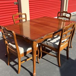 Mid-Century Dining Set - Table And Chairs