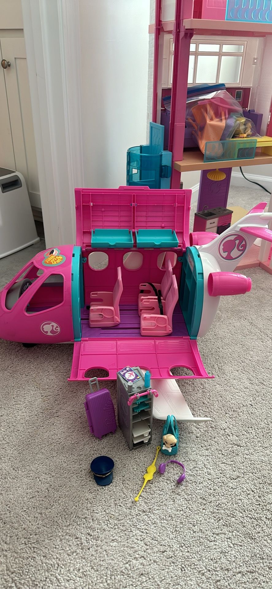 Barbie Airplane W/accessories