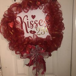 VALENTINES WREATH PROMOTED