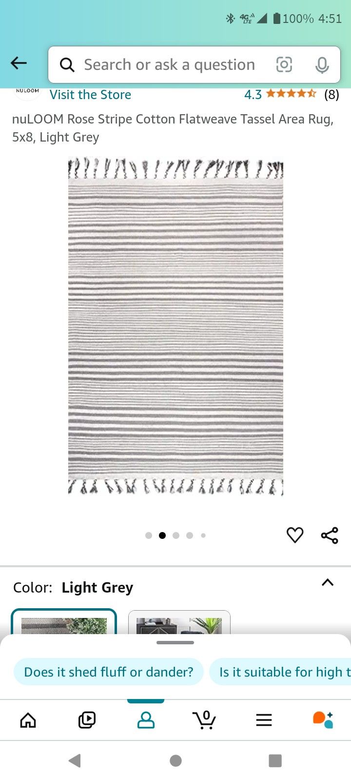 Brand New Rug 6 X 9