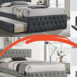 Full Size Bed Frame With Twin Trundle 