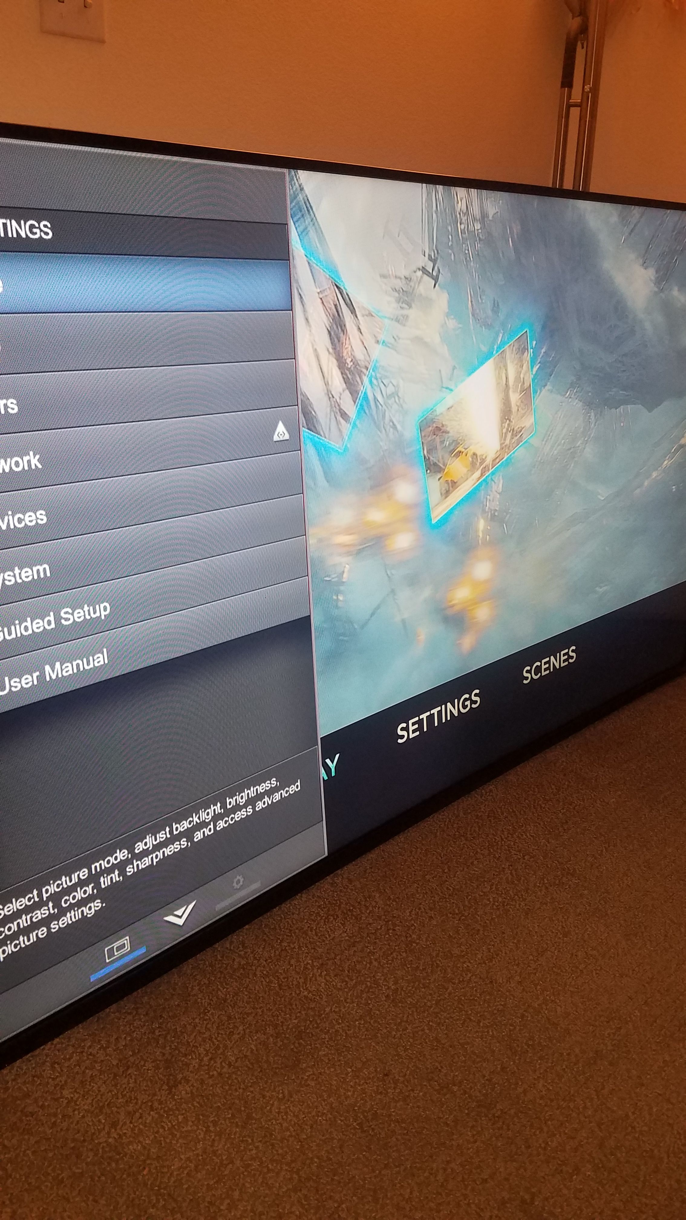 70"Vizio led smart TV wi-fi HD 1080p clear motion 120hz model is E700i-B3