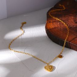 Romantic Love Flowers Pendant Necklace