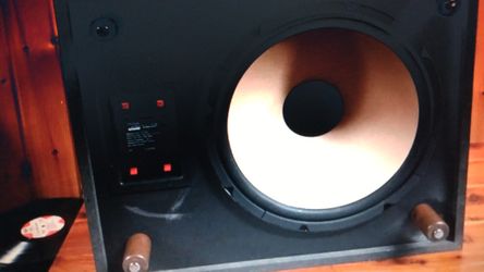 BSR DR-SW 15x2 Passive 15" Subwoofer Woodgrain Used Good Condition