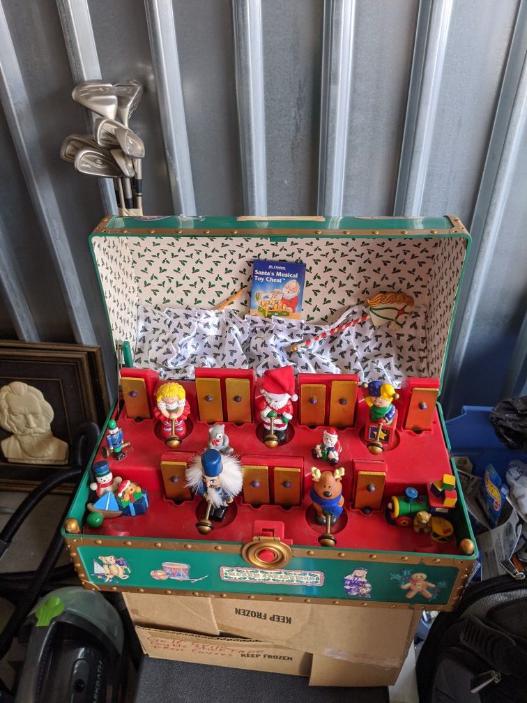 Santa's musical toy chest