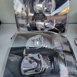 07-13 Chevrolet Silverado Headlights Luces Micas Calaveras Faros Faroles Focos Chevy 