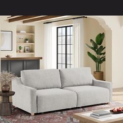 Serta Gabi 90” Convertible Sleeper Sofa – Queen Size – LIKE NEW