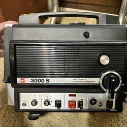 Vintage Gaf 3000 S Super 8 Sound Movie Projector