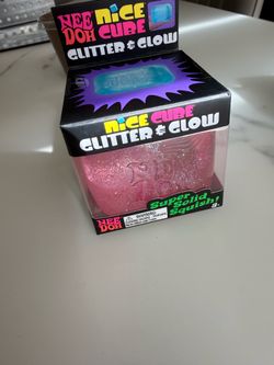 Needoh Glitter Glow nice cube