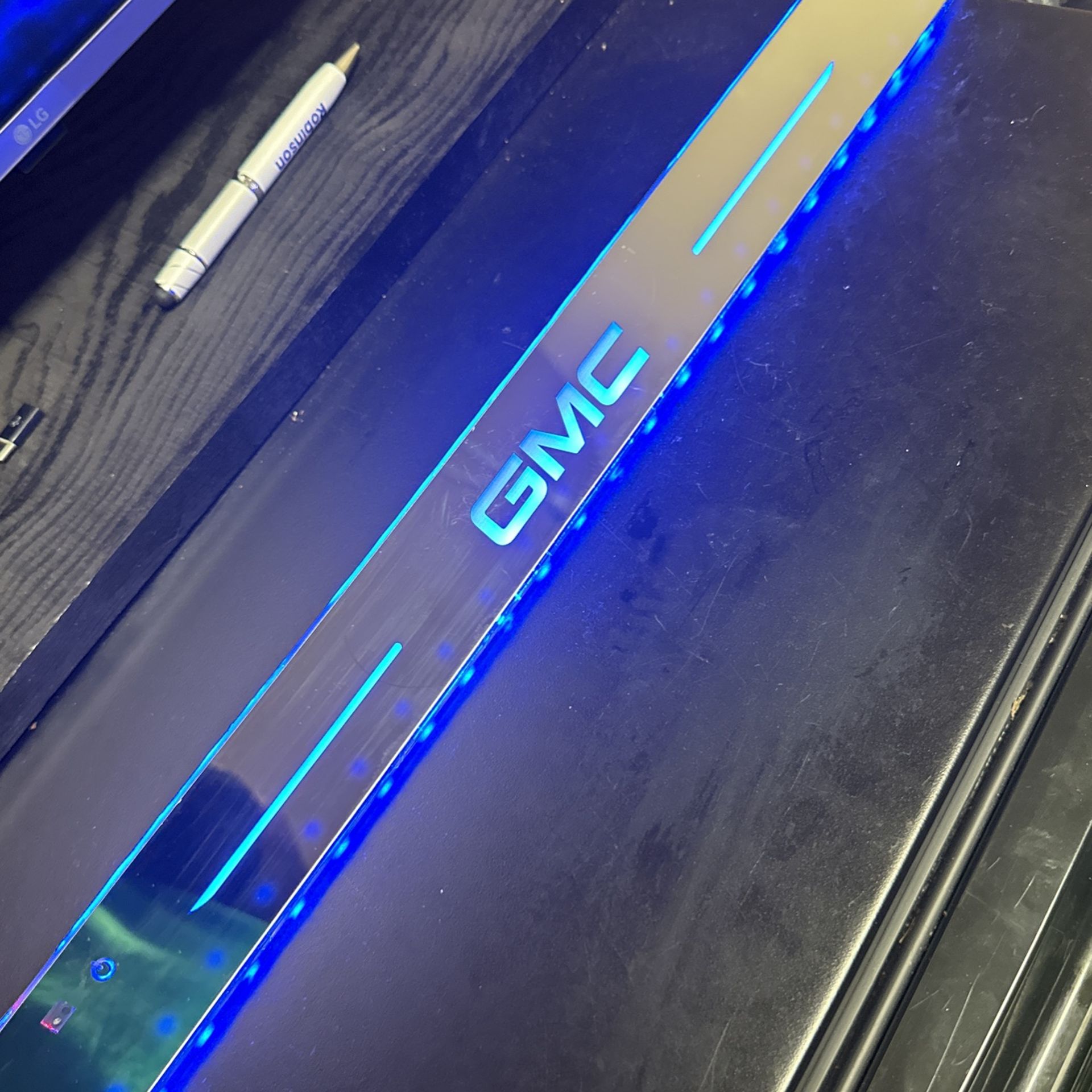 LED Wireless Illuminated GMC Door Sill Pro Lights with 7 Colors Change