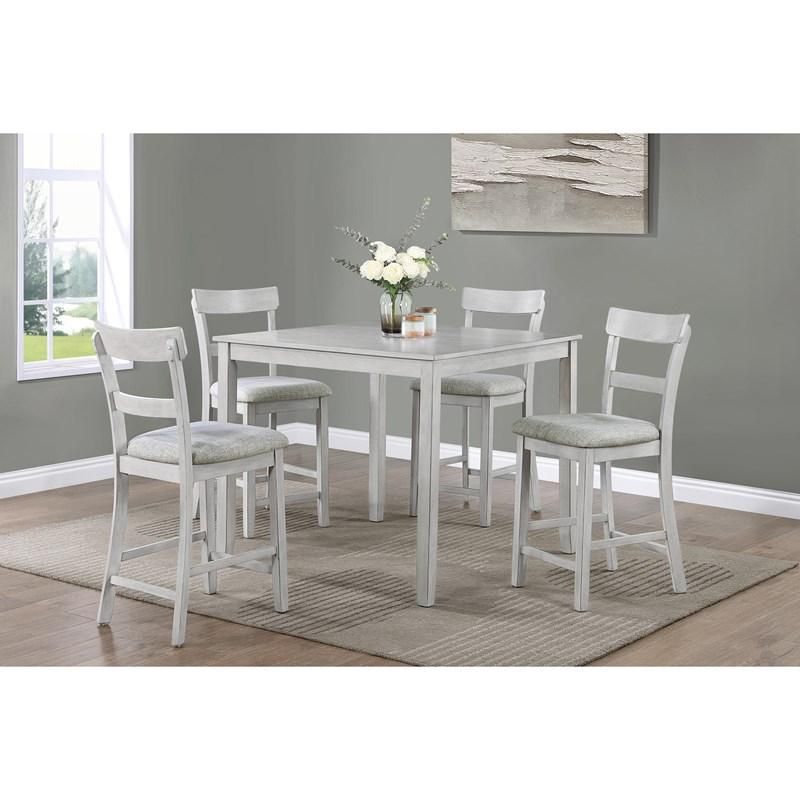 Gray 5PC Counter Height Dining Table