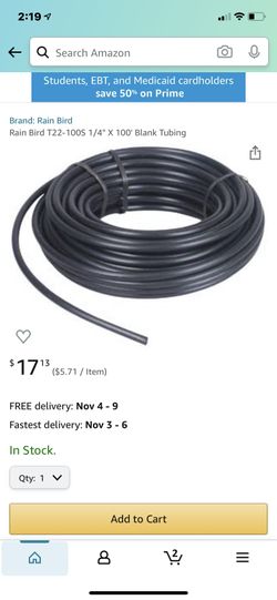 Rain Bird T22-100S 1/4" X 100' Blank Tubing