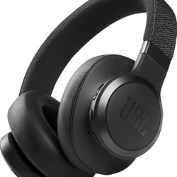 JBL Live 660NC - Wireless Over-Ear Noise Cancelling Headphones with Long Lasting Battery and Voice Assistant - Black, Medium