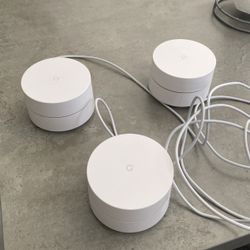 Google nest Router And 2 Mesh Points