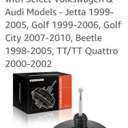 A-Premium Vacuum Power Brake Booster Compatible with Select Volkswagen & Audi Models - Jetta 1, Golf 1, Golf City 2007-2010, Beetle 19