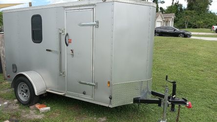 5x10 Continental Cargo Trailer with solar