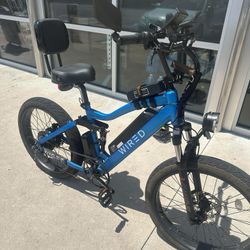 Wired freedom electric e bike 60v 2500w 35-40mph Fast!! I also have the fenders back rack extra