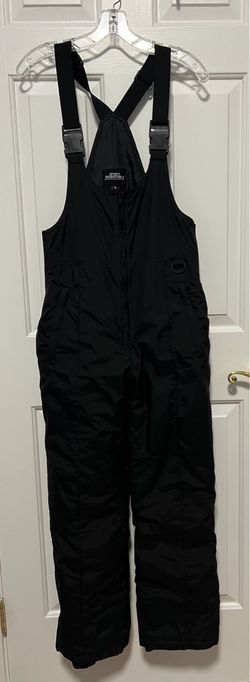 Sport Essentials Black Snow Bib Pants Adult Small