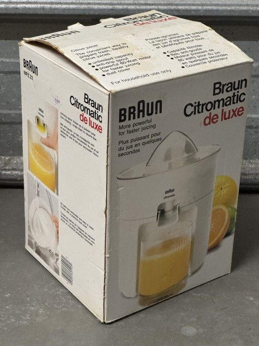 Braun MPZ22 Citromatic Deluxe Citrus Juicer