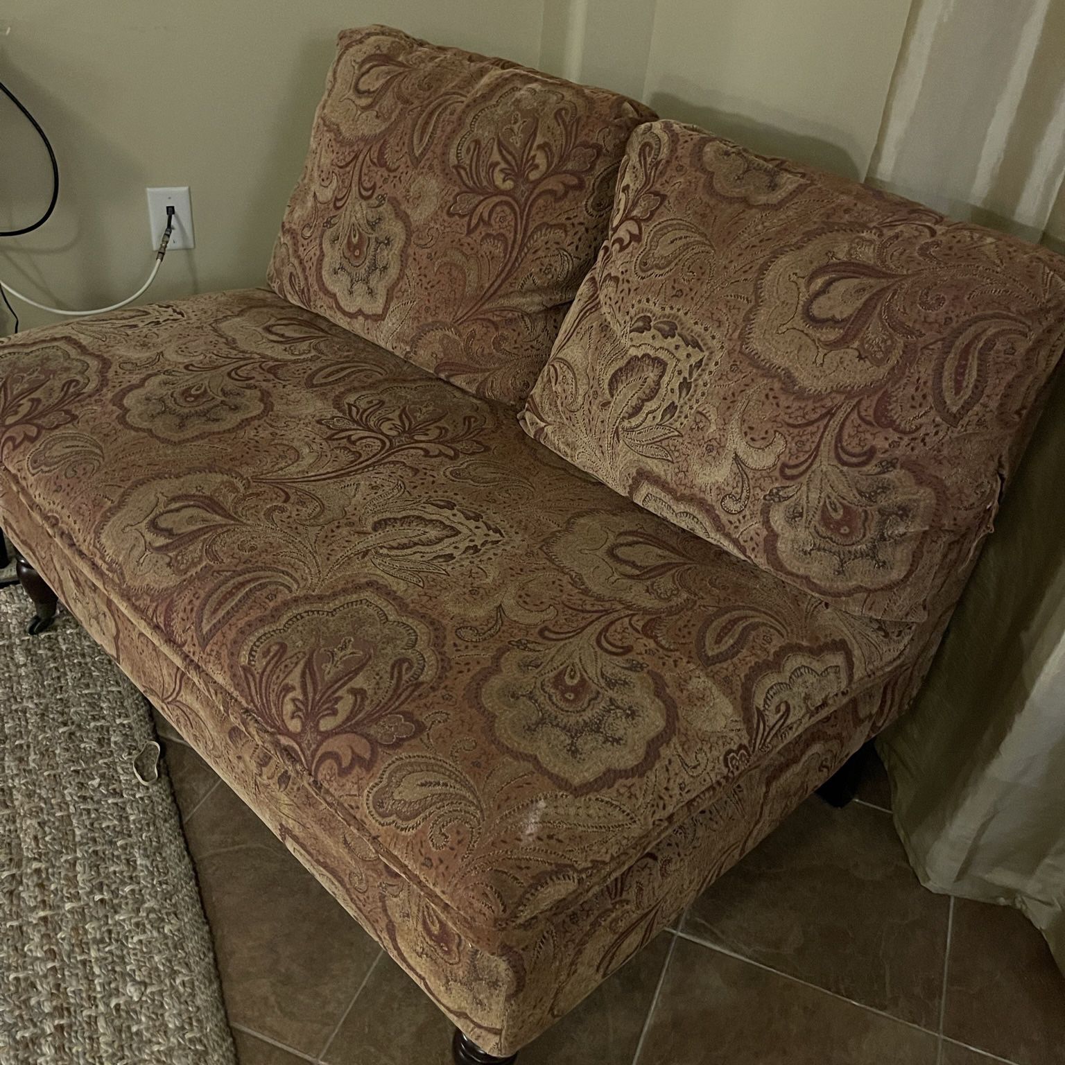  Over Sized Vintage Accent Chair - $25