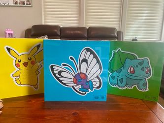 Pokemon X Target Life Size Puzzle 151 Pieces - Pikachu, Butterfree, Bulbasaur