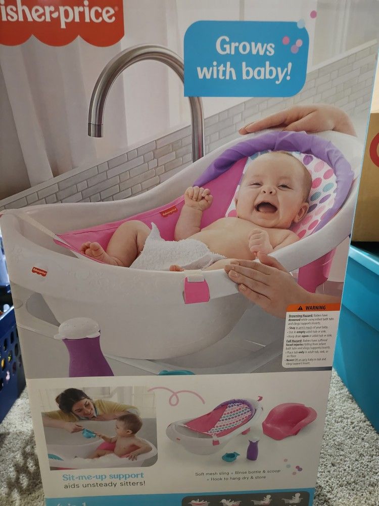Fisher Price 4 In 1 Bath Tub BRAND NEW SEALED