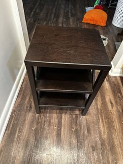 Dark espresso End Table $40
