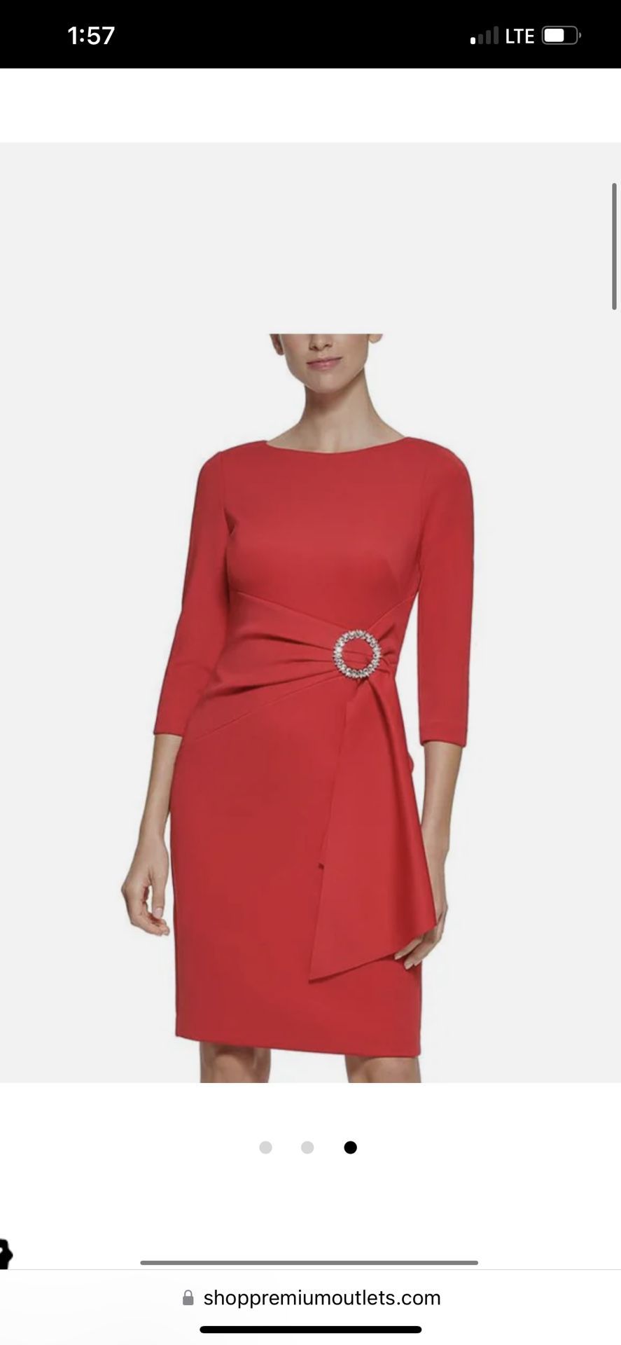 Eliza J Rhinestone Dress