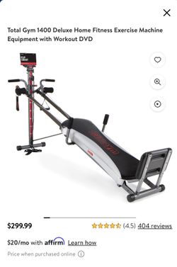 Total Gym Exercise Machine